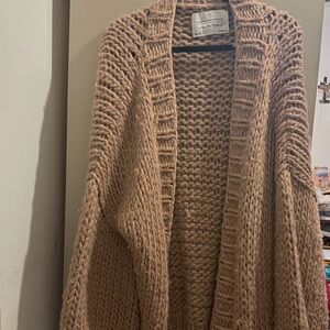 Mr Mittens Sweater in Taupe/Brown O/S